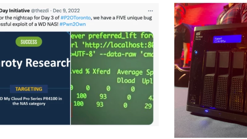 Exploiting Cloud Connectivity to PWN your NAS: WD PR4100 Edition
